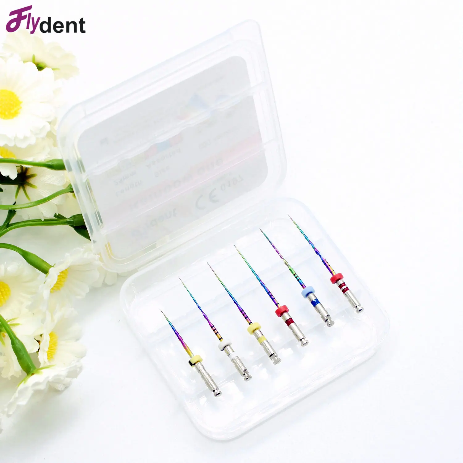 

Dental Rainbow Files Rotary Super Files Heat Activated NiTi Canal Root File for Root Canal Files Cleaning Dentistry Accessories