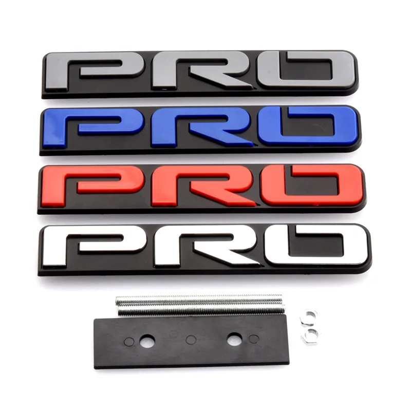 For TRD PRO Front Grille Insert Emblem Badge ,3D Grille Decoration Nameplate Decal,Fit for Taca Tundra 4runner Pack