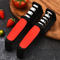 New Quick Sharpener Manual Grindstone Ceramic Sharpening Stone Multifunctional Knife Scissors Grinder Dormitory Knife Sharpener