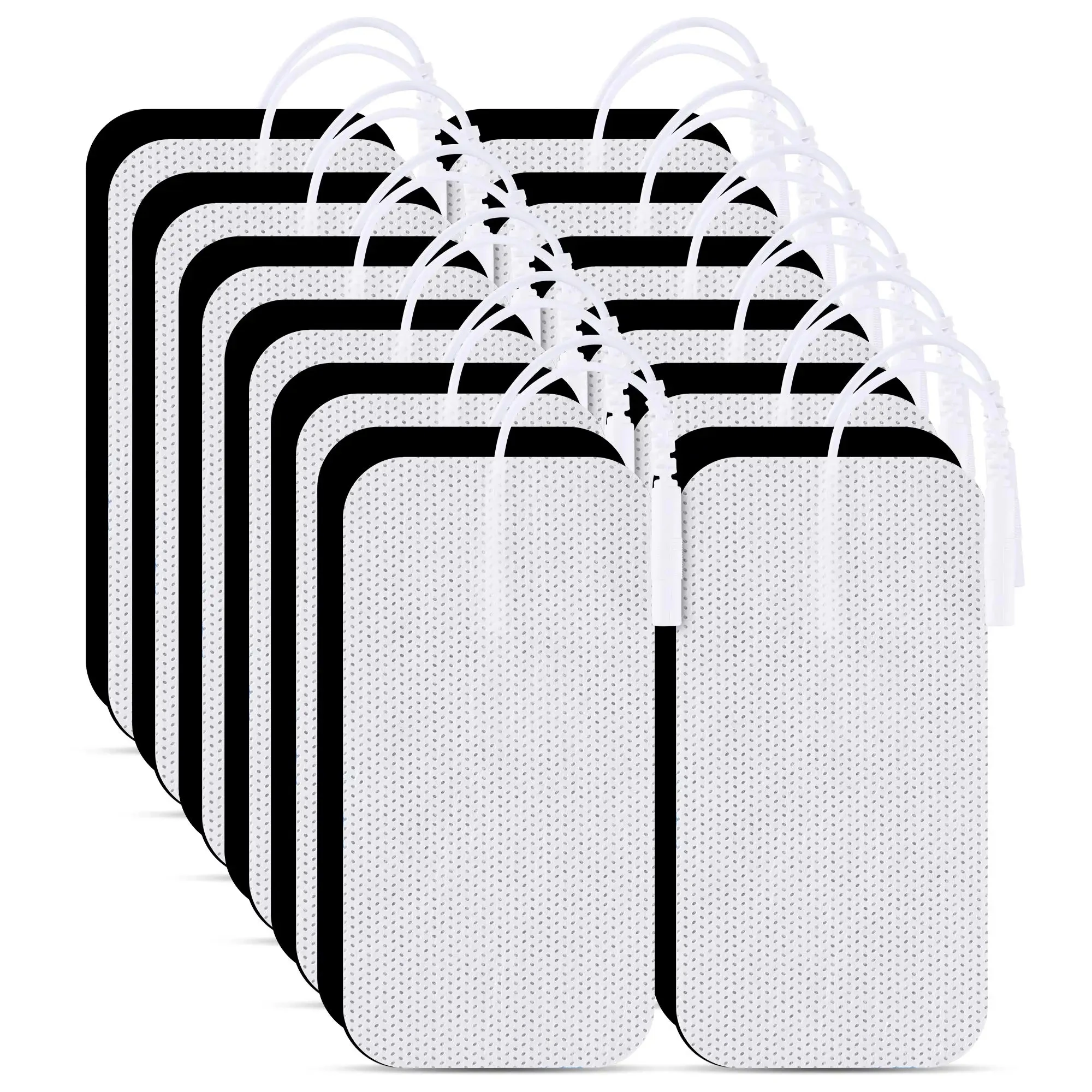 Patch d'électrode d'électrotimulation TENS, autocollant de Gel d'impulsion auto-adhésif EMS, stimulateur musculaire, masseur d'acupuncture de remplacement