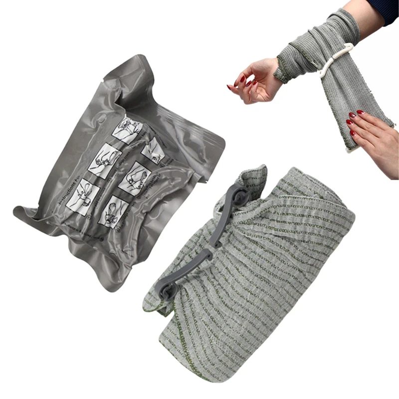 Outdoor First Aid Trauma Tourniquet 4/6 Inch 1.5m Israeli Bandage Rhino Rescue Tactical Swathe Stop Bleeding Gauze Survival Gear