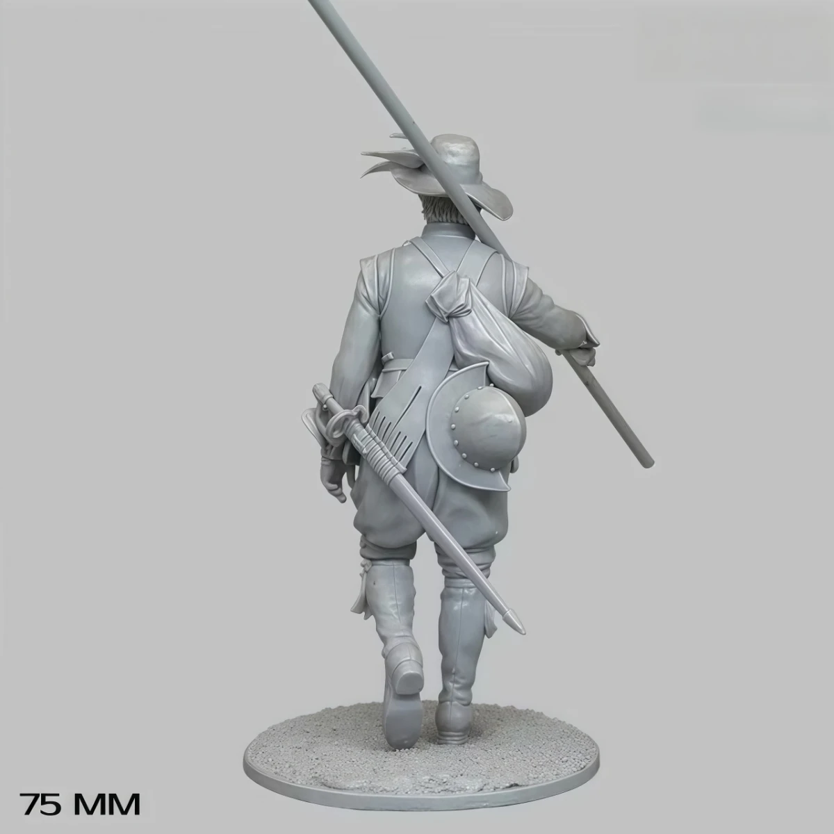 

Набор для сборки модели из смолы, 75 мм, без покраски, военная тематика, европейские копейщики XVII века, в разобранном и неокрашенном виде, GK