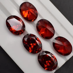 Pretty Red Ruby Lab Grown Red Oval Cut Loose Gem for Jewelry Making/Collection/Setting Stone