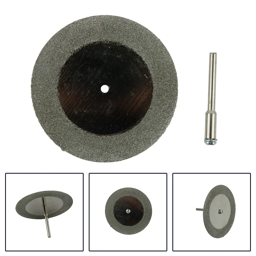 2pcs Discs With Mandrels 40mm 60mm Cutting Discs Rotary Tools Cutting Wheel For Dremel Tools Accessories