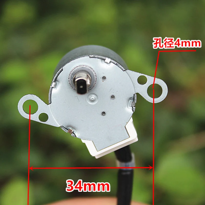 24BYJ48 Micro 24MM 4-Phase 5-Wire Gear Stepper Motor DC 12V Mini Gear Reduction Stepping Step Motor DIY Air-conditioning Monitor