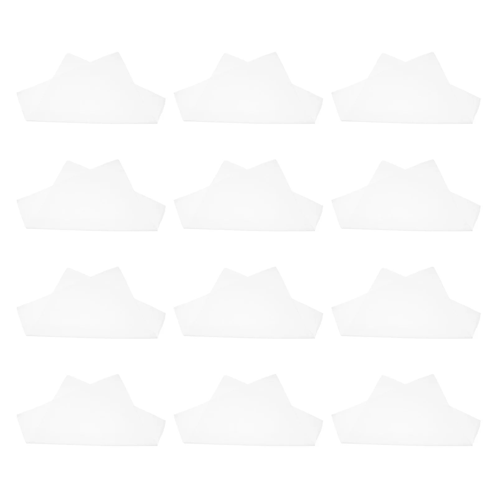 

12Pcs White Polyester Cloth Napkins 17x17 Inch Washable Reusable Dinner Napkins for Wedding Banquet Events Restaurants