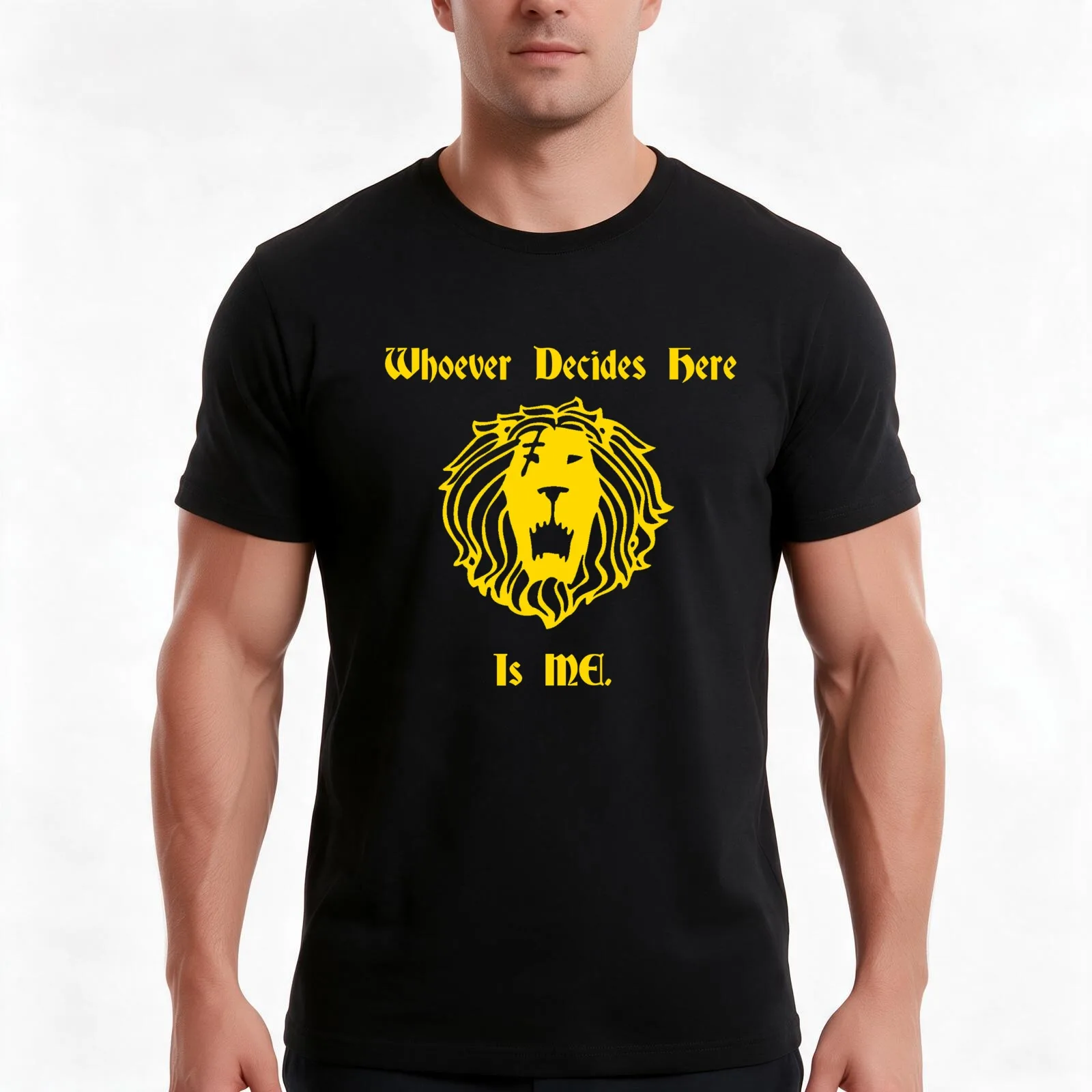 Escanor Pride ! T-Shirt, Summer Casual Cotton Tee, Oversized Streetwear Tops, Vintage Graphic Print, Loose Fit Short Sleeve