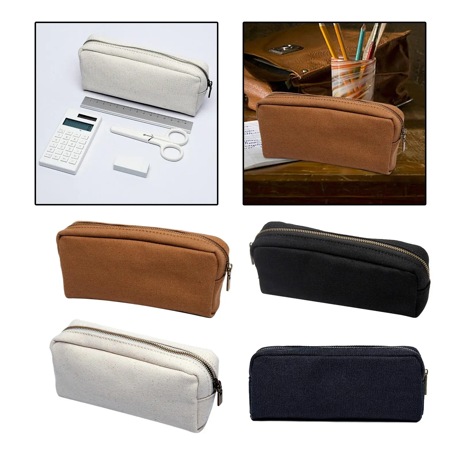 Pencil Case Student Pencil Case Cosmetic Bag Office Stationery Organizer for