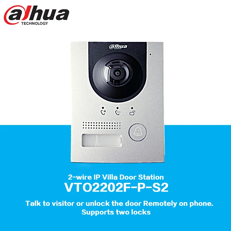 

Dahua VTO2202F-P-S2 2-wire IP Villa Door Station, Access Control Function that Supports Two Locks