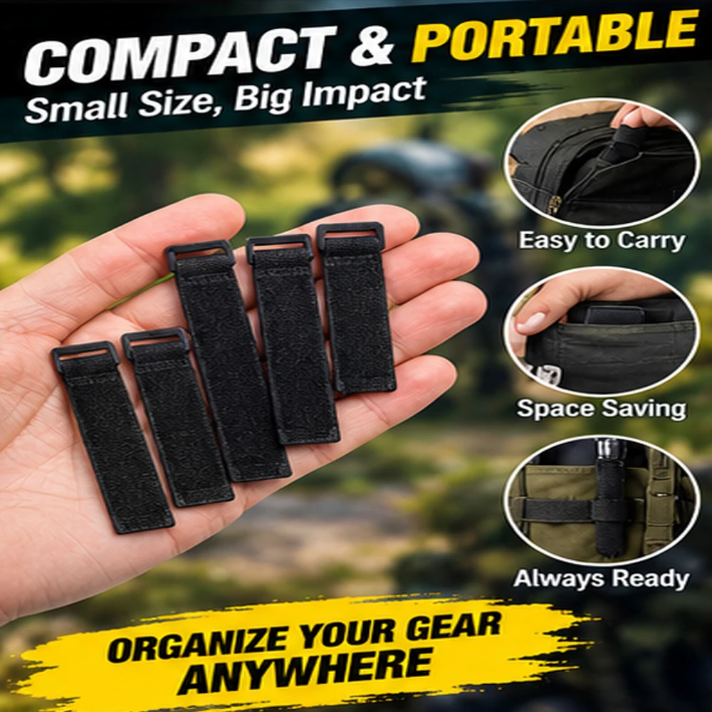 Reusable Hook and Loop Cable Ties Adjustable Nylon Wire Fastener Straps Cable Management Cord Organizer Straps Home Outdoor Use