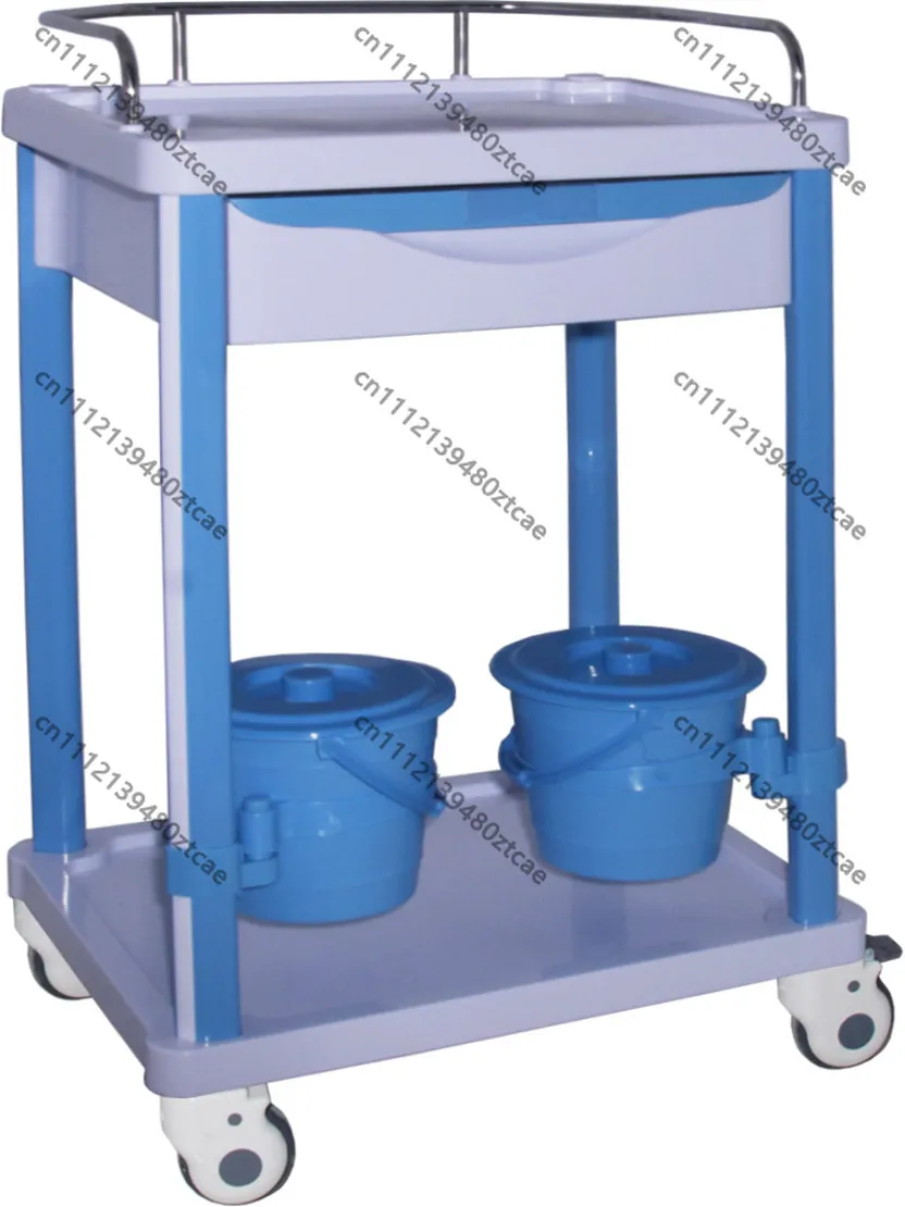 ABS Medical Emergency Trolley,  Mobile Cart for Operating Room, Nurse Utility Cart, Medicine Delivery and Treatment Use