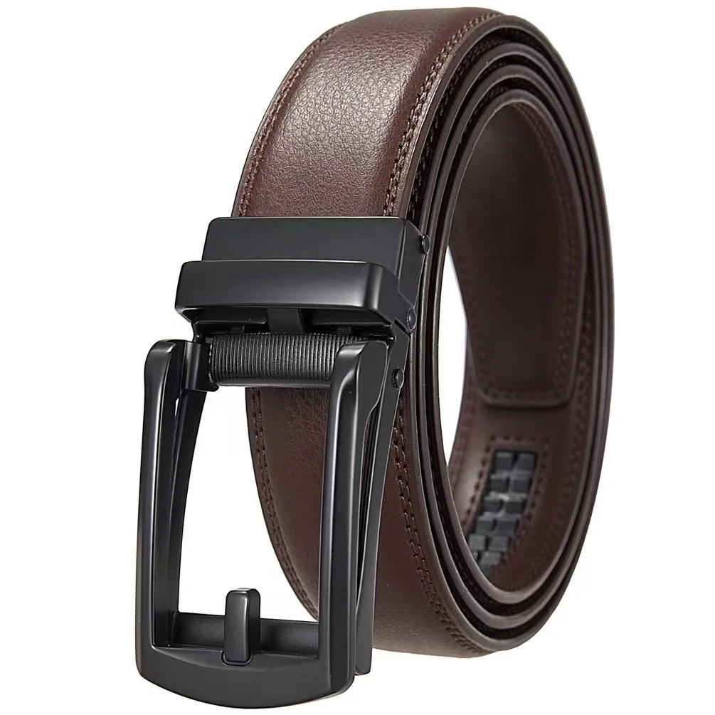 Fashion Business Men'S Belt Genuine Luxury Brand Belt Metal Buckle Belt High-Quality PU Leather Soft Belt With Cargo Pants Jeans image 6