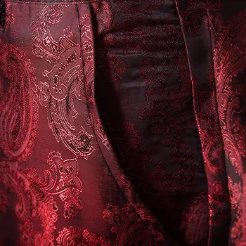 מכנסי חליפה עסקיים חדשים לגברים, מכנסיים דקים, שחורים/אדומים/סגולים/כחולים לגבר, מכנסיים דקים, אופנתיים לחתונה ולמסיבת גברים 10 best sales מכנסיים סגולים בהירים - №9