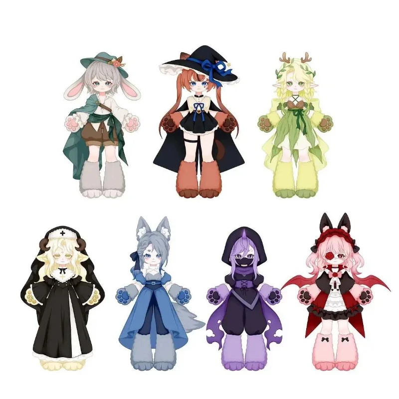 To Luna Series Blind Box Trendy Toy Cute BJD Style Doll Desktop Ornament Girls Birthday Holiday Surprise Gift Home Decor Toy