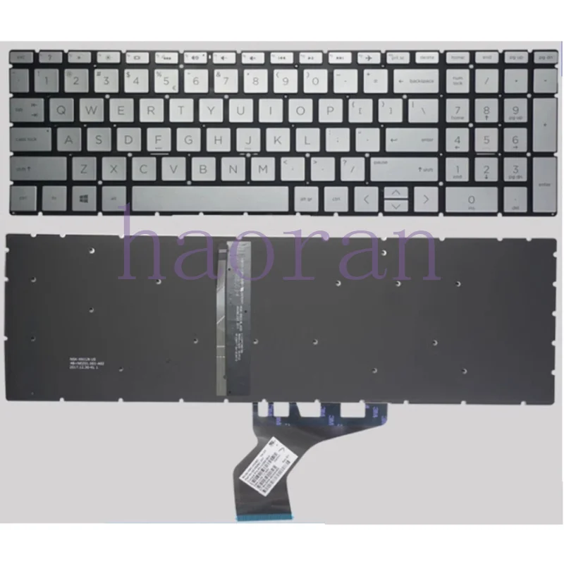 For HP TPN-C133 C136 Q200 Q208 Q210 C141 15-CS CW DK DW Laptop Backlit Keyboard