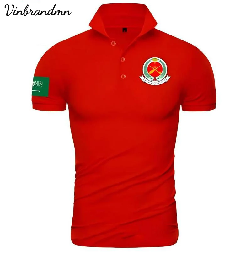 Kingdom of Saudi Arabia Polo Shirt Saudi Arabian Army SA SAU Polo Shirts Country Tactical Military Royal Saudi Air Defense Shirt