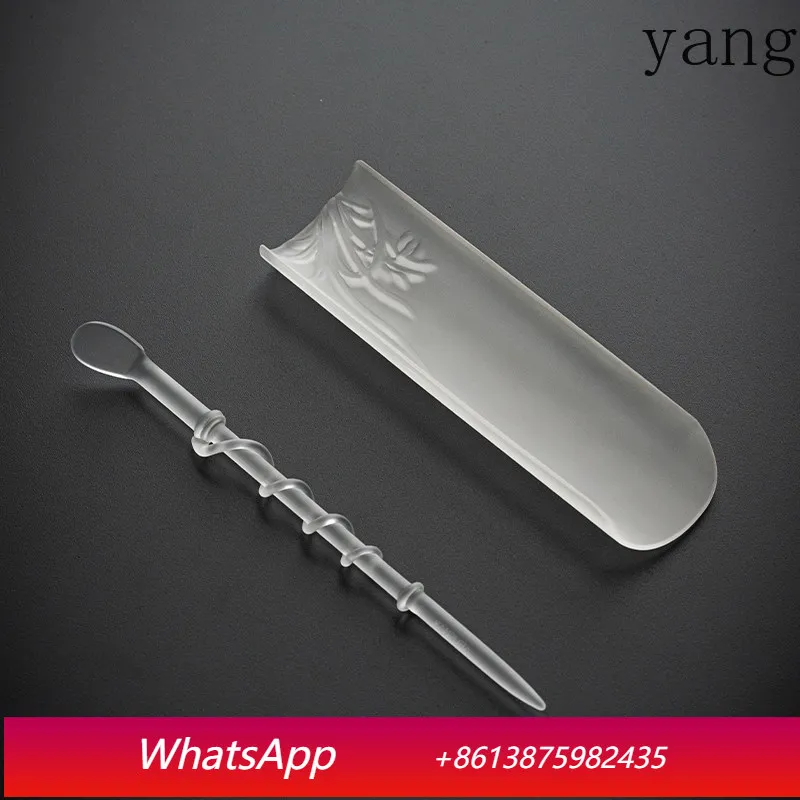 LMM frosted glass tea glazed road accessories zen kung fu tea set