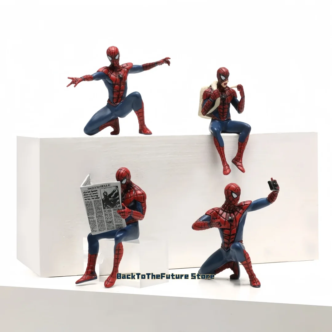 Hasbro Spider Man Superhero Spiderman 7-9cm Action Figure Spider-Man Anime Collection Mini Toys Model Children Gift