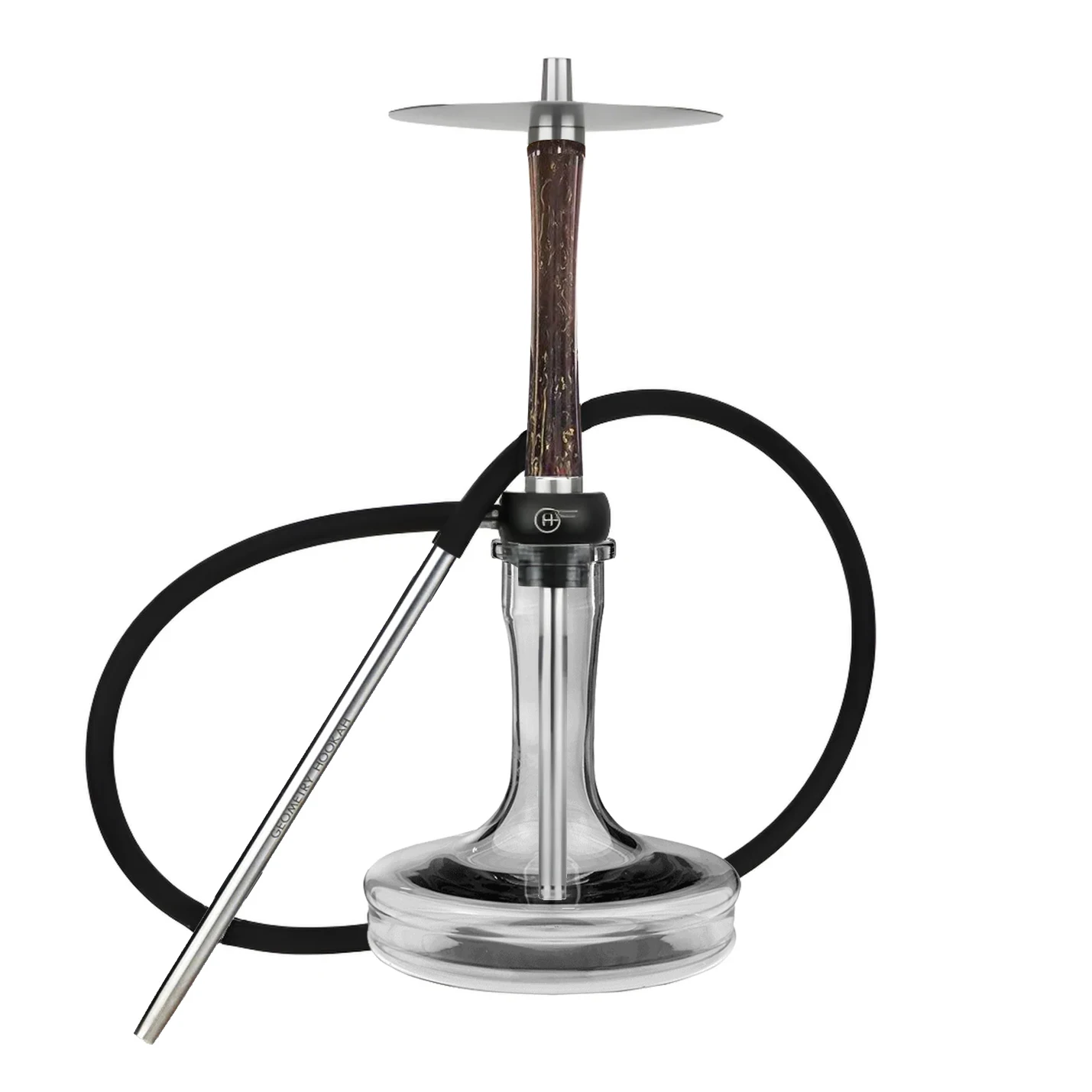 

Geometry Hookah Shisha Set with Single Silicone Pipe Hookah Shisha Complete Set