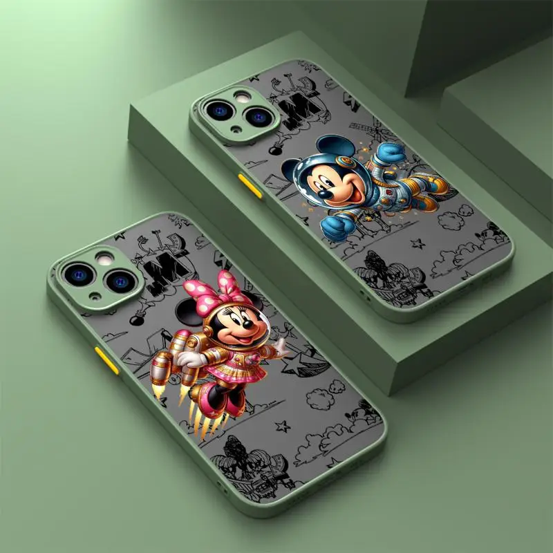 Etui na telefon Mickey Minnie Donald Duck do Apple iPhone 11 Pro Max 15 13 14 Plus 8 12 Mini SE XS Protective Sleeve Cover funda