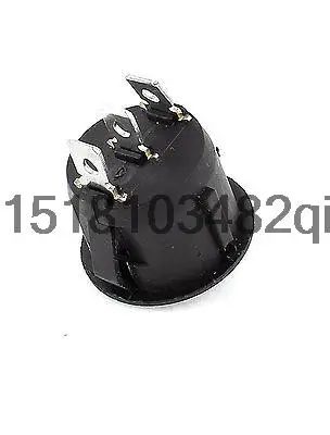 Black Round Snap-in 3Pin SPDT ON/OFF Rocker Power Switch AC 125V/10A 250V/6A