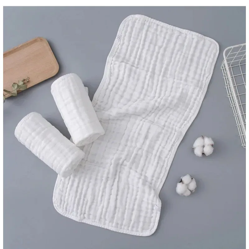 

1/2/3/4/6Pcs Baby Cotton Washcloths Newborn Absorbent Burp Cloths Soft Face Towels Drool Sweat Towels Girl Burp Cloths