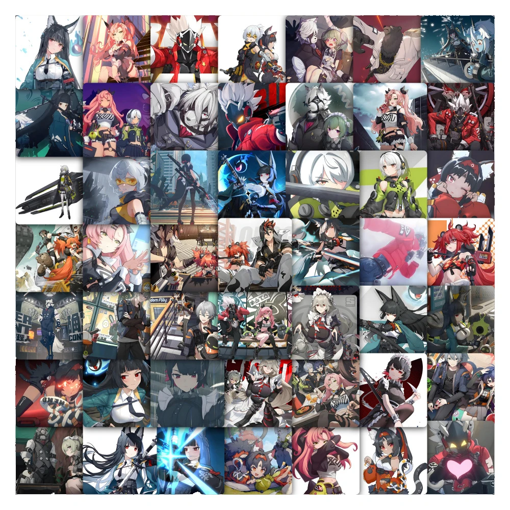 

10/30/60pcs Cool Game Zenless Zone Zero Anime Stickers DIY Motorcycle Phone Luggage Bike Waterproof Cartoon Sticker Fun for Gift