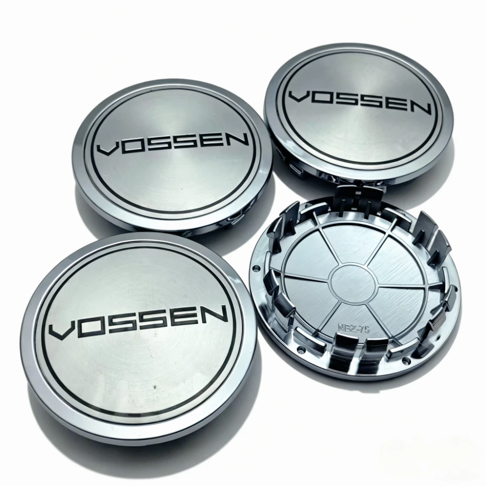 4pcs Vossen Logo Badge Emblem Car Wheel Center Caps 75MM Clip 65MM Rim Hubcaps Dust Cover Wheels Hub Cap Replace Car Accessories view 6