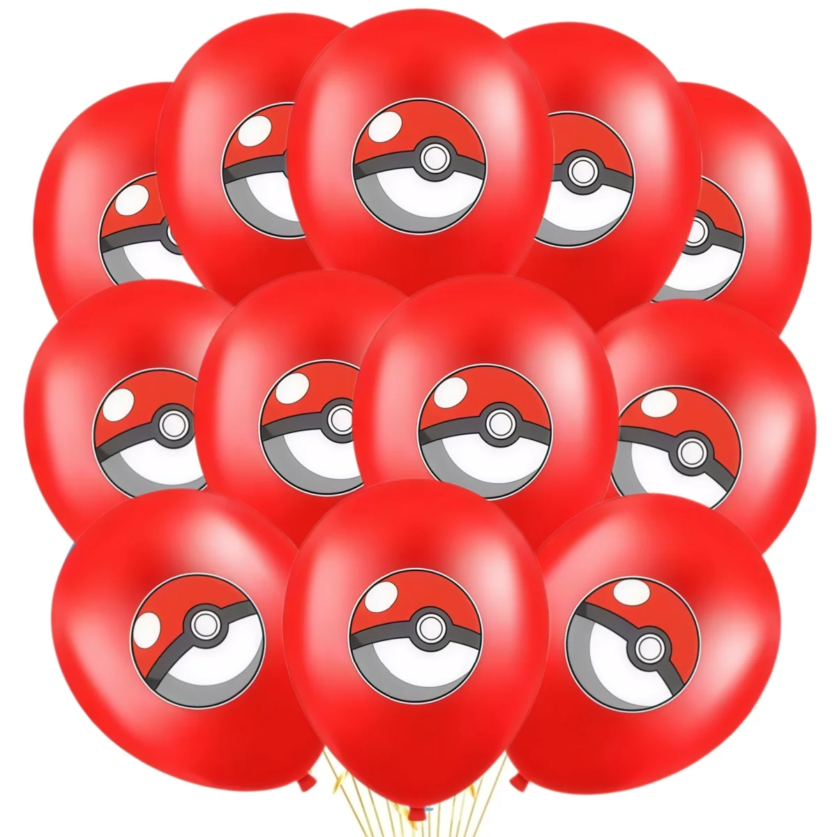 Pokeball ballonnen, decoratie voor een verjaardagsfeest, cartoon Bulbasaur en Charizard ballonnen, Pokeball ballonnen, feestartikelen en benodigdheden.
