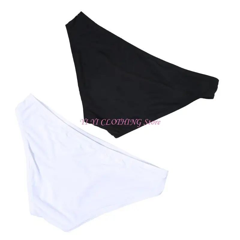 

N5KF Lightweight Ice Silk Men's Underwear Low Rise Briefs Underpants Shorts