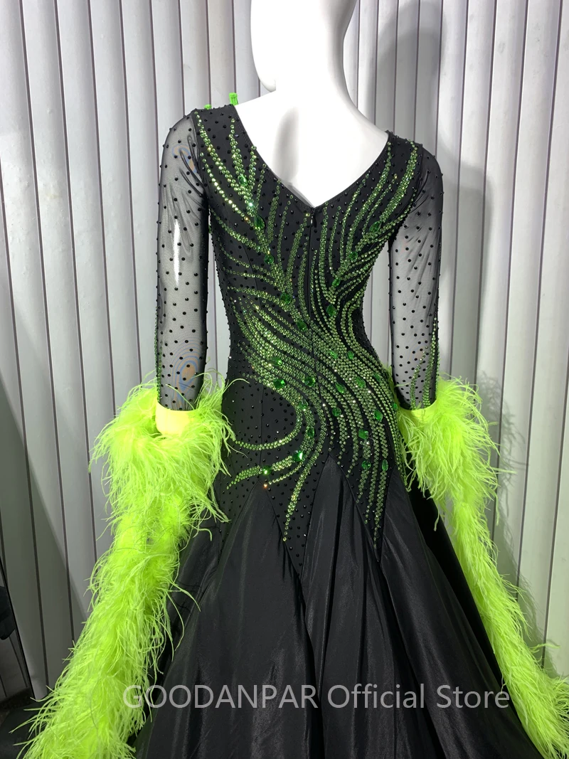 Waltz Ballroom Dance Dress Women Competition  Dance Gown Ballroom Dancing Costume standard dance dress women competition 2024