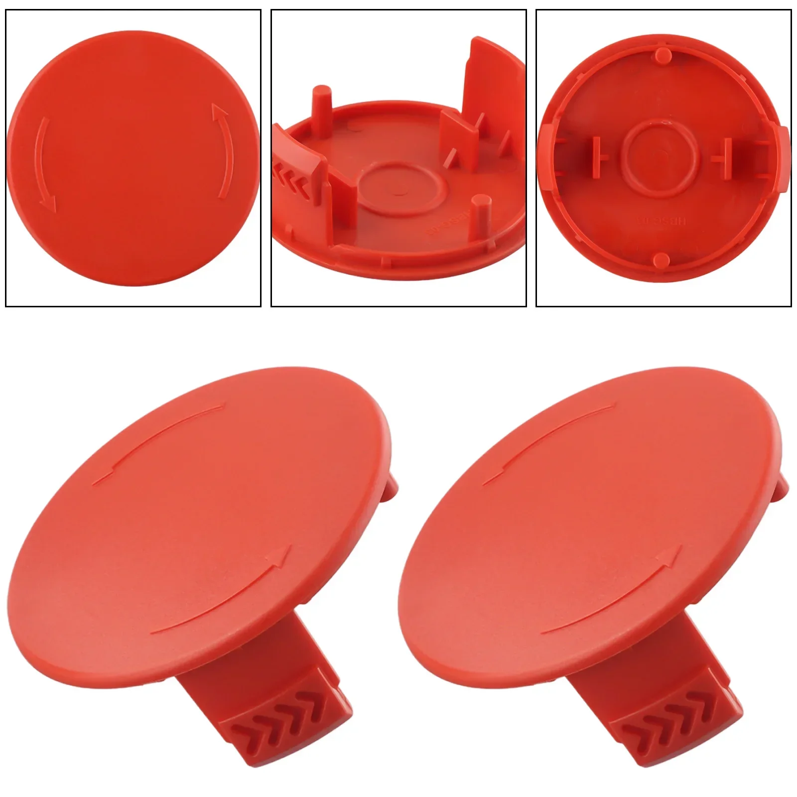 2 Pack Spool Cap Fits Line Protection For BOSCH AFS 23 37 Strimmer Grass Cutter Lawn Mover Replacement Number F016F04841 ABS