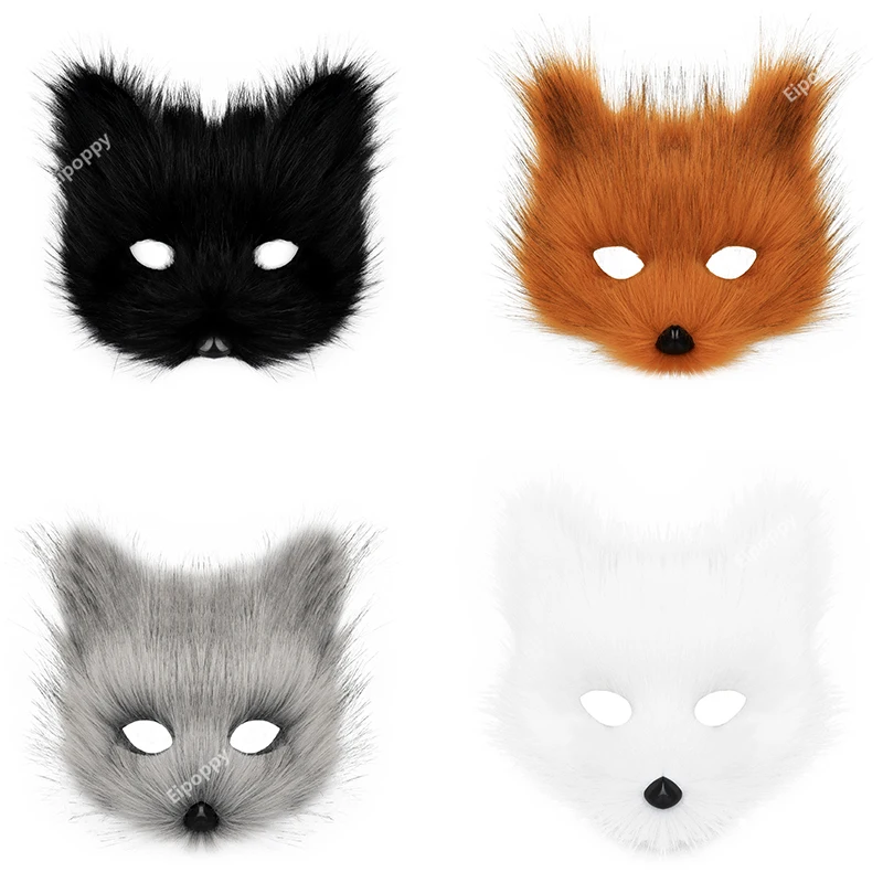 Wolf Fox Make-up Masks For Men and Women Animation Exhibition Cosplay Festival Performance Props