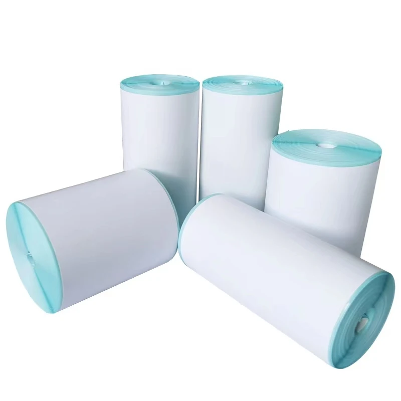 rolo termico autoadesivo do papel da etiqueta 57 mm 75 mm impressora portatil branco papel de impressao tres prova etiqueta continua pequena 01