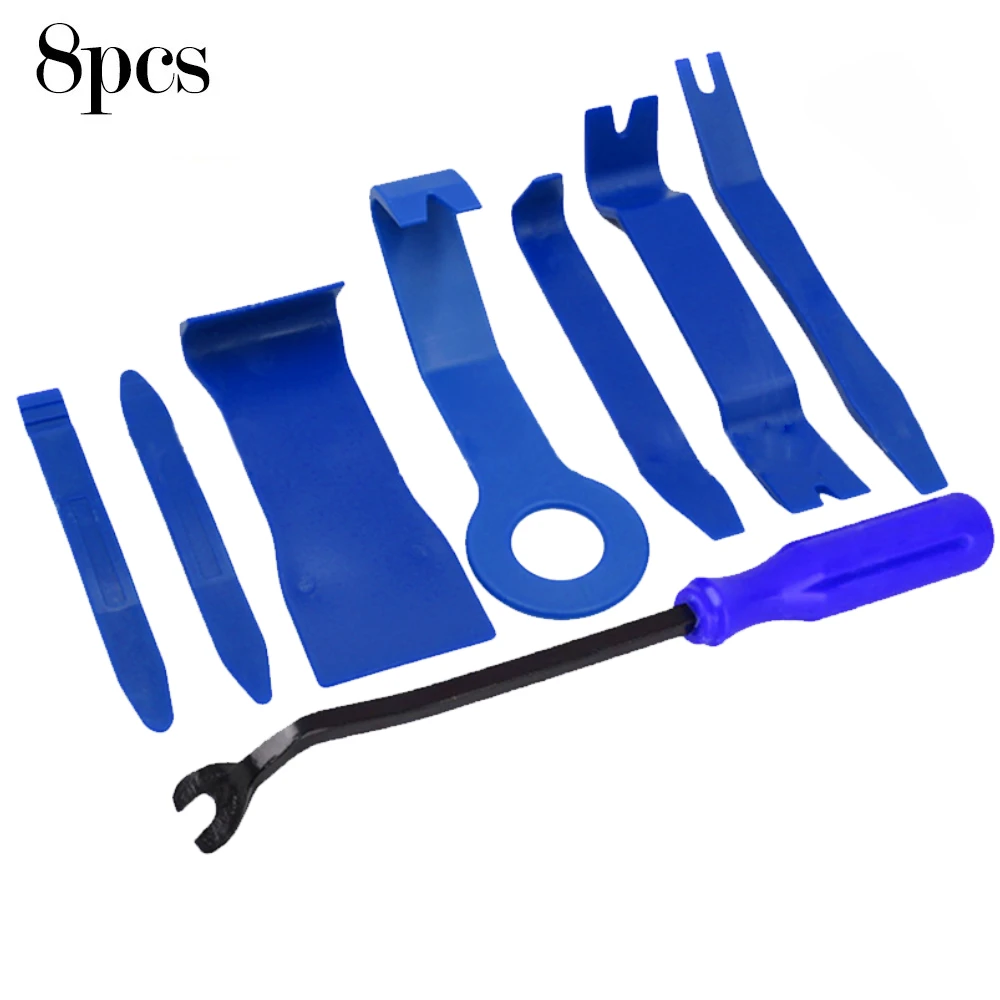 7/8/11/12 Stuks Autodeur Clip Auto Demontage Gereedschap Set DVD Stereo Refit Kits interieur Plastic Trim Panel Dashboard Removal Tools