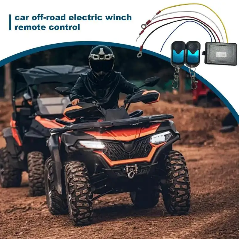 Winch Wireless Remote Car Off-Road Winch Remote Control 12V 24V Off-Road Vehicle Winch Controller Portable Electric Winch Remote