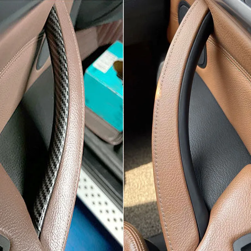 Car Interior Door Panel Handle Pull Trim Cover ABS Inner Accessories For BMW X5 X6 E70 E71 2007-2013 F15 F16 2014-2018