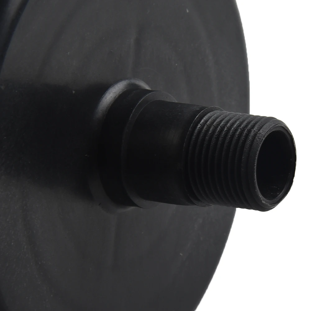 Air Muffler 16/20mm Male Threaded Exhaust Noise Muffler Air Filter Compressor in Black Plastic Easy to Install