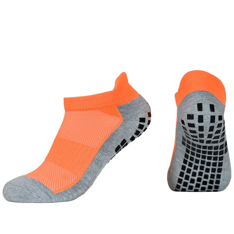 Adult Short Socks Macaron Color Silicone Non-slip Sole God Socks with Thick Towel Bottom Boat Socks Breathable Sports Socks