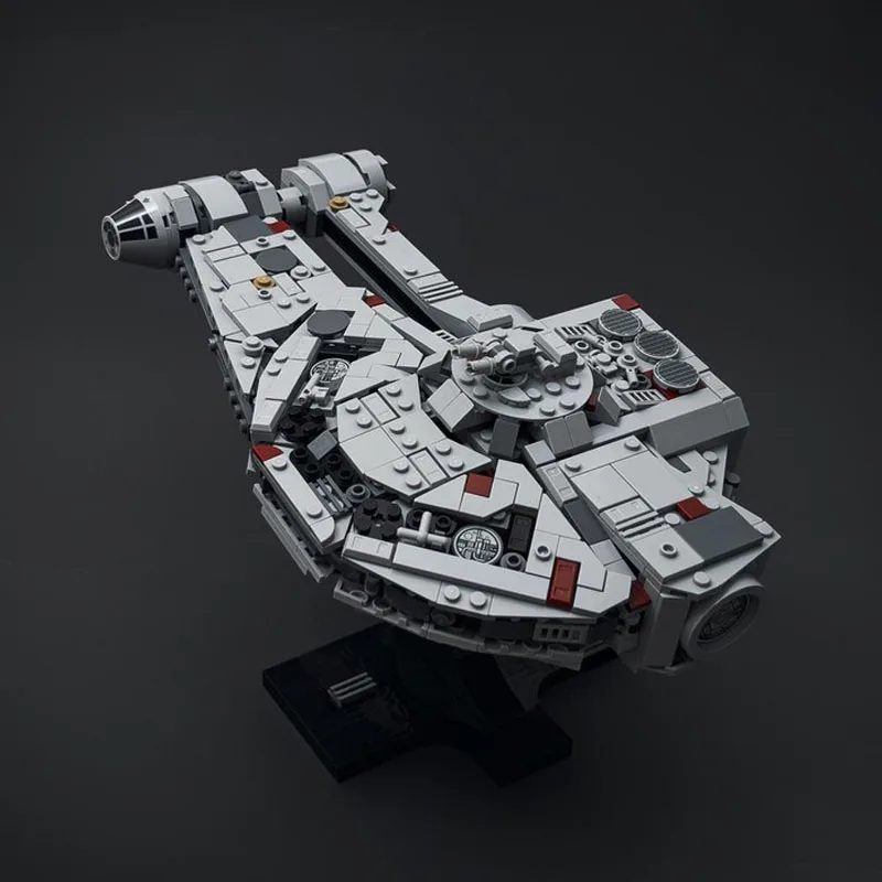 883 قطعة MOC ستار معركة رمادي ستارفايتر نموذج اللبنات الطوب لتقوم بها بنفسك الجمعية الإبداعية ألعاب تعليمية الاطفال هدايا عيد الميلاد #3