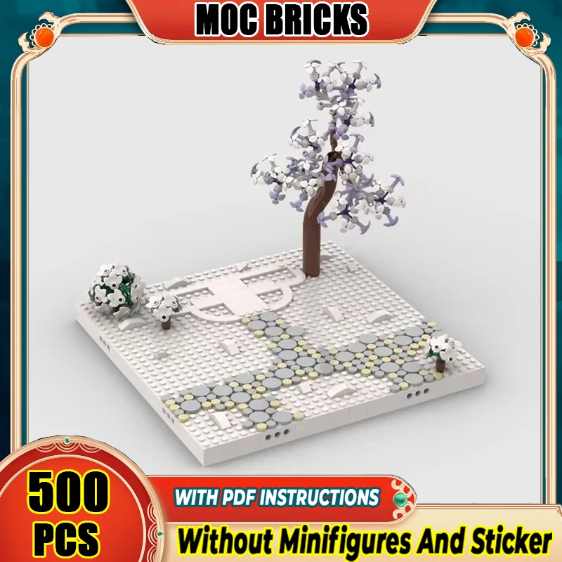 

Популярная звездная модель Moc, строительный блок, модульная зимняя деревня, модель для набора 40602/40603, технологический кирпич, сделай сам, сборная игрушка в подарок