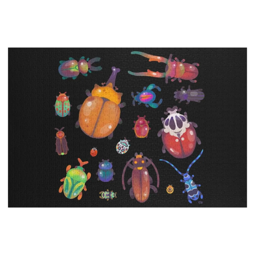 

Beetle Jigsaw Puzzle Personalized For Kids Wooden Decor Paintings Customizable Child Gift Diorama Accessories Puzzle