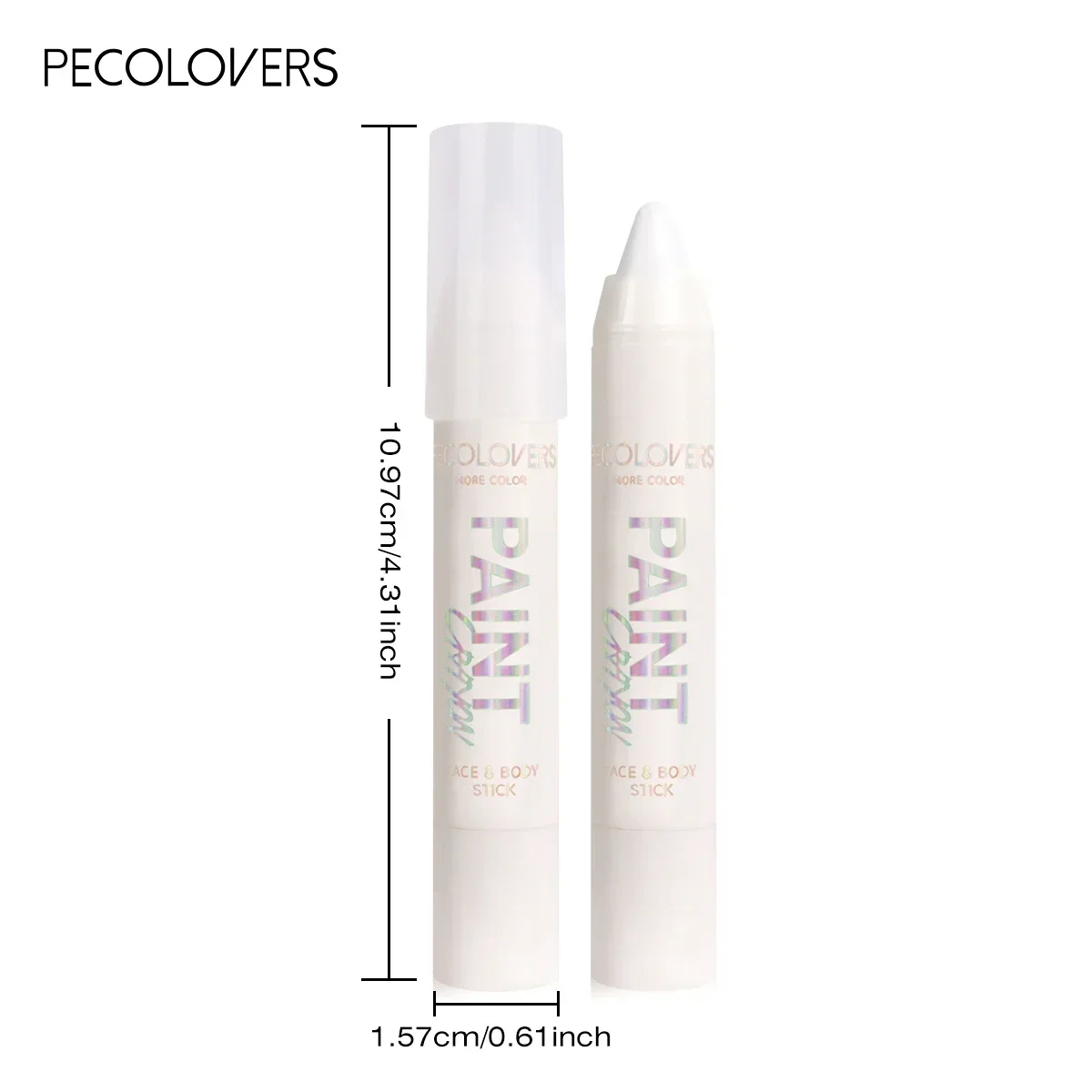 1PC Rich Colors, Easy To Remove Makeup, Matte Finish, Facial and Body Paint Sticks for Party Makeup