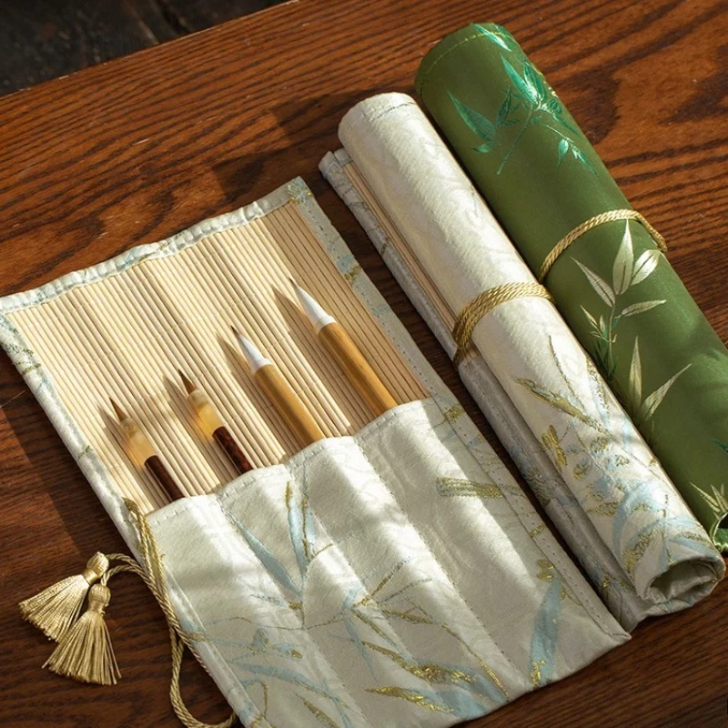 ✨ Vintage bambusowy zwijany pi – Pen Pouch Roll recenzja i cena