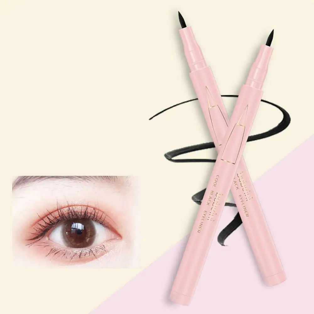 Natural Black Eyeliner New Waterproof Long Lasting Eyeliner Pencil Ultra-fine Non Fading Eye Liner