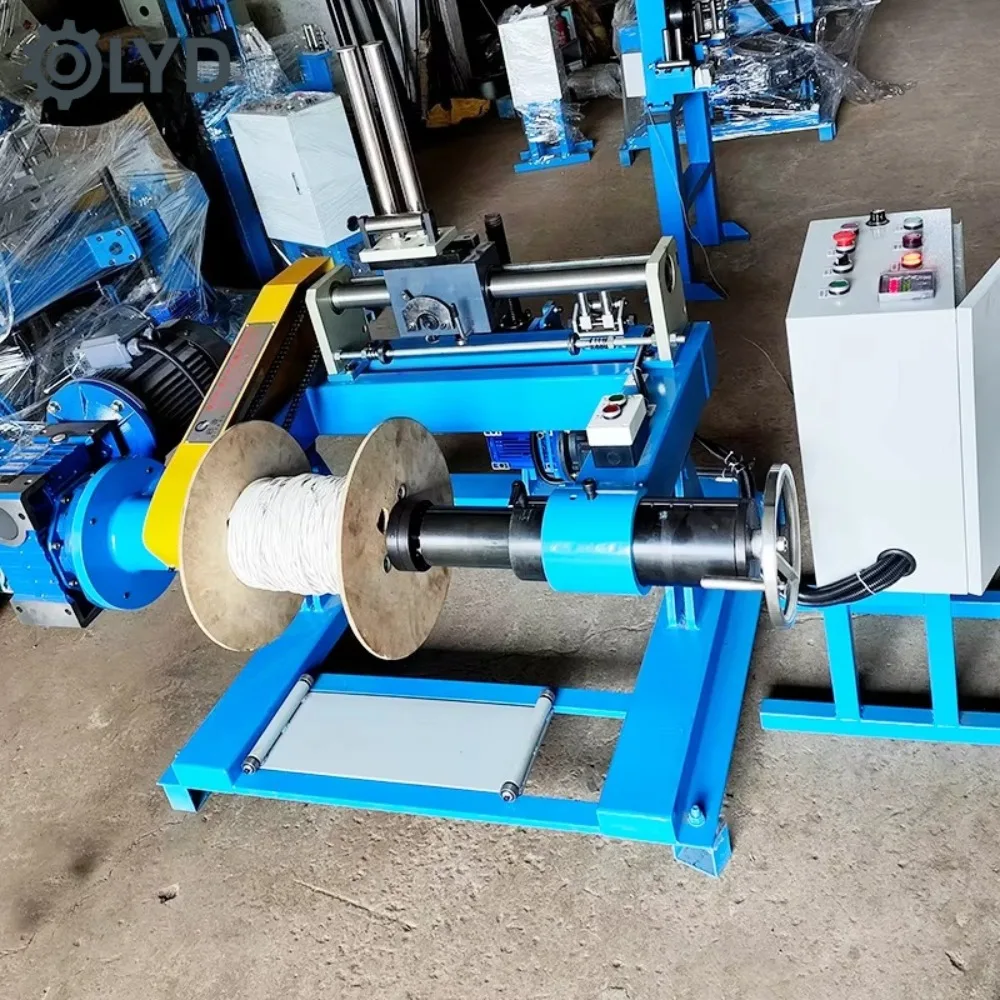 Deposit Price QP1400MM Shaftless Take-up/Delivery Machine AWG Cable Winding Machine Steel Wire Shaftless Take-up Machine