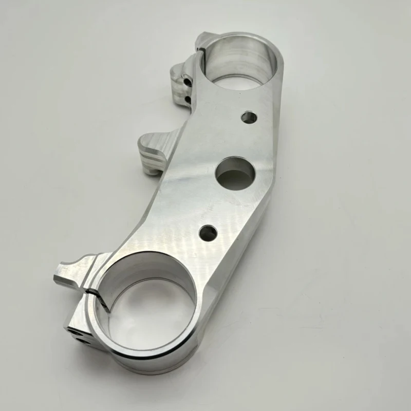 Custom CNC Machined Aluminum/Alloy Steel Motorcycle Triple Plate High Precision Motorcycle Spare Parts