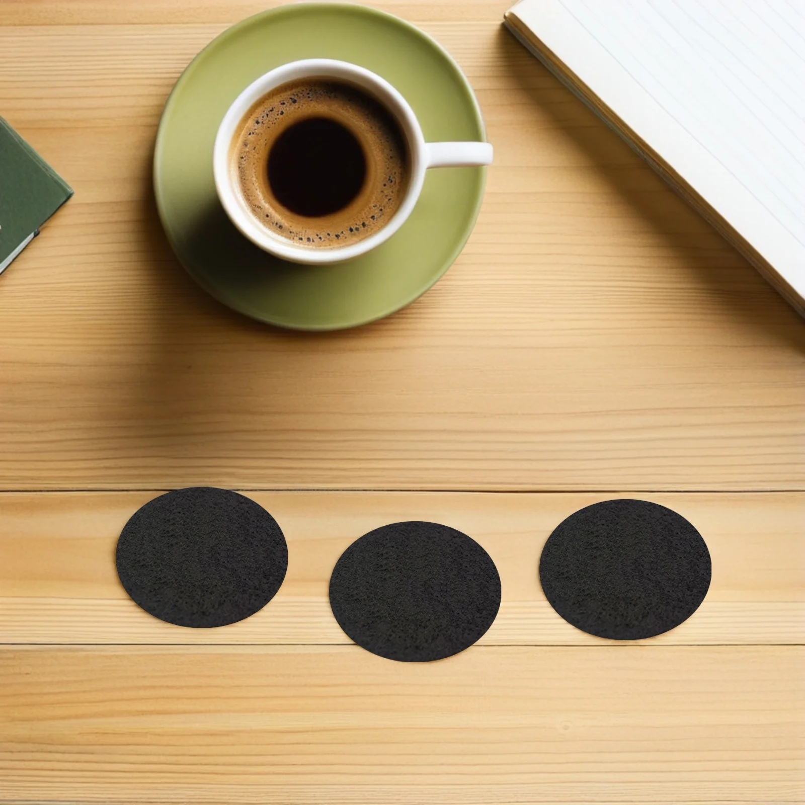 8 قطعة حصيرة عازلة مقاومة للحريق منصات الألومنيوم مقاومة للحرارة ل مبخرة آمنة الرماد الماسك الحصير المنزل المطبخ بار استخدام #1