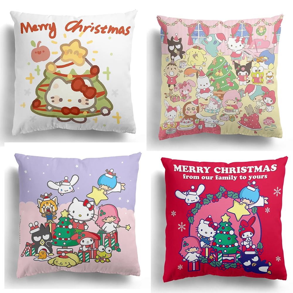 Christmas decoration kawaii sanrio my love decorative pillowcase living room cushion cover room decoration christmas gift