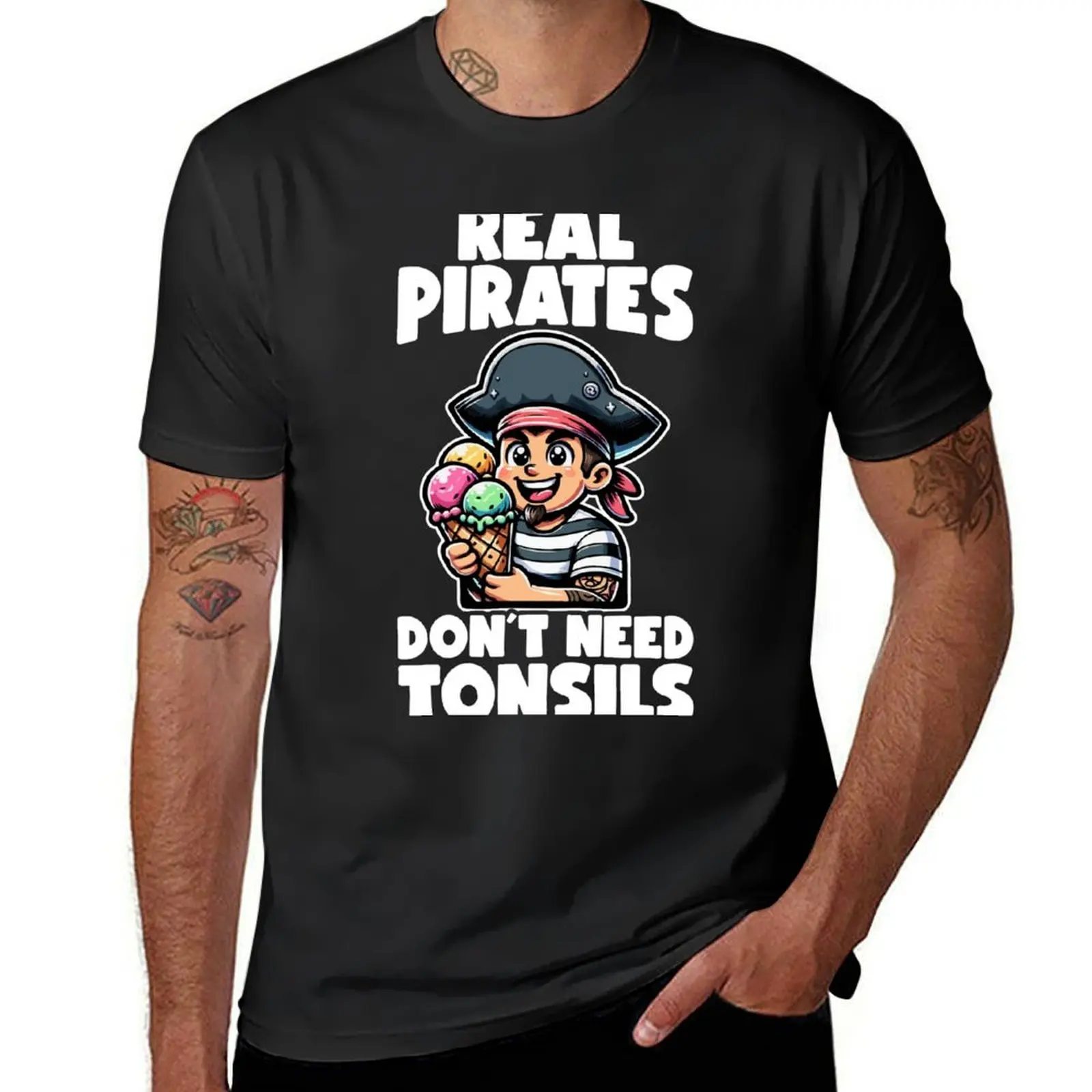 Tonsillectomy Pirate Tonsil Removal T-Shirt tees heavyweights cute tops mens tall t shirts